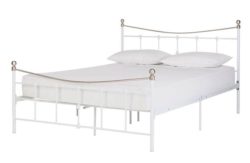 HOME Aeriel Small Double Bed Frame - White.